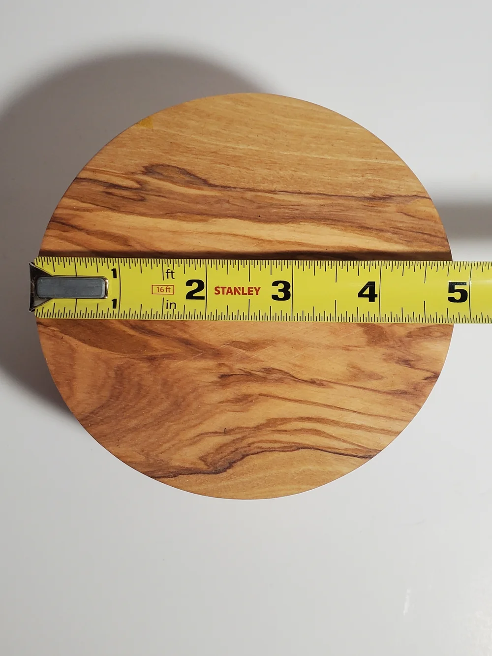 Olive Wood Salt Keeper 2 sections Salt, Pepper, Spice Cellar Magnetic Swivel Lid
